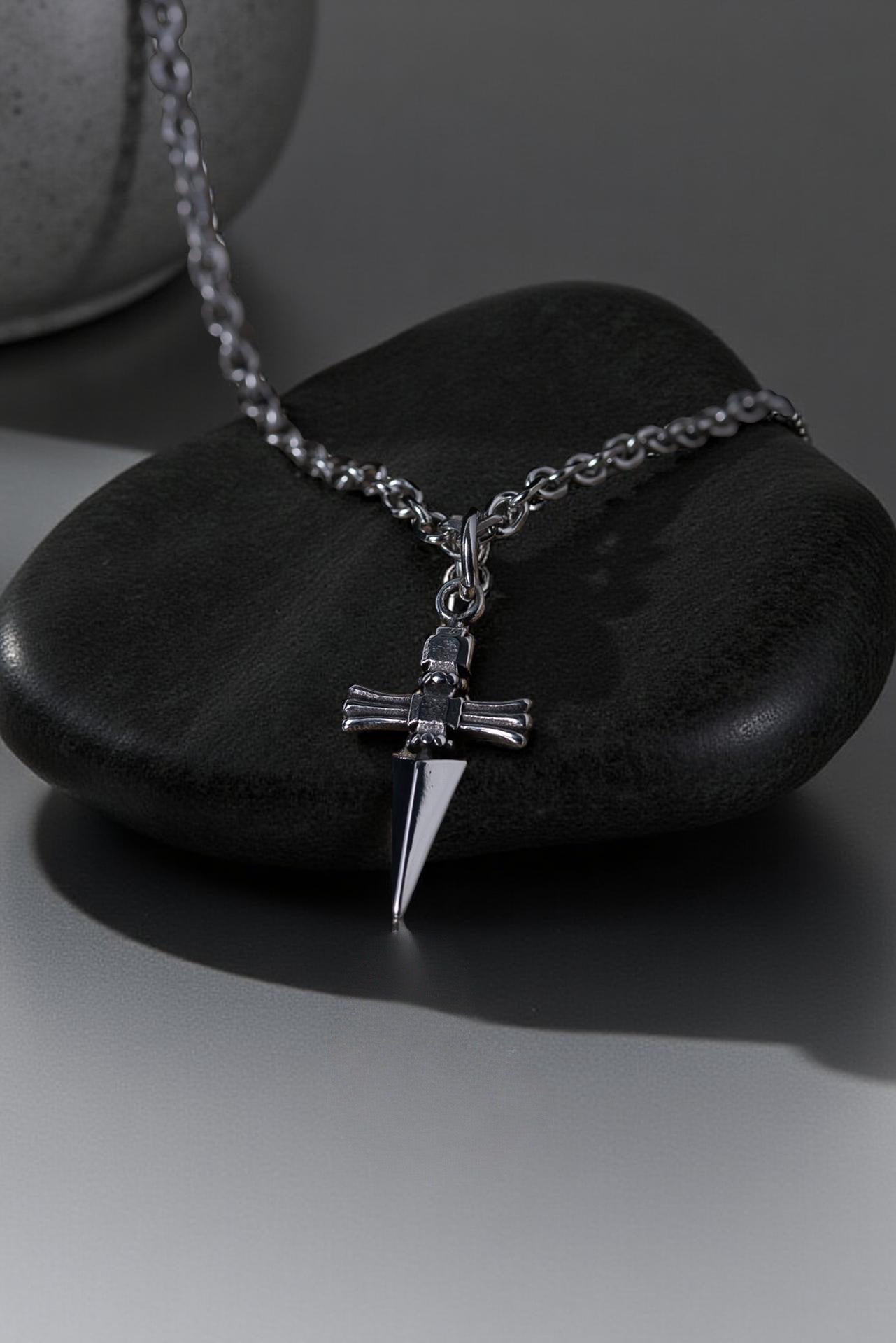 Stainless Steel Judgement Chain Necklace
