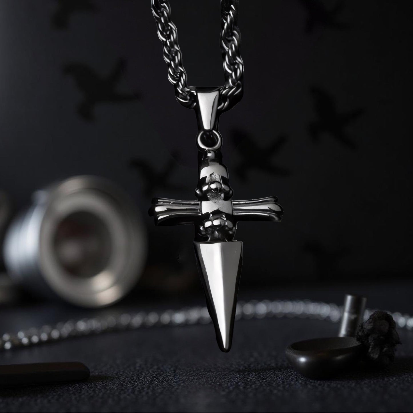 Stainless Steel Judgement Chain Necklace