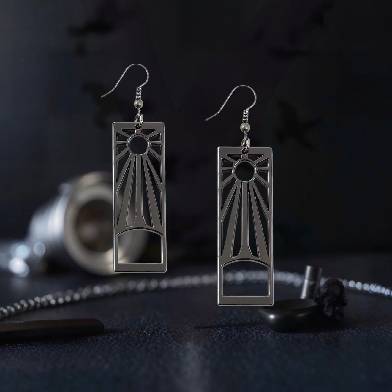 Tanjiro's Hanafuda Earrings